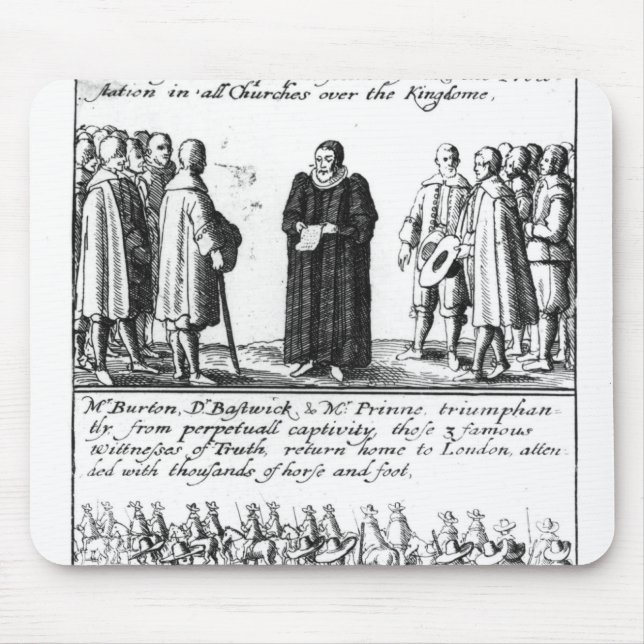 A Minister Taking the Protestation Mouse Pad (Front)