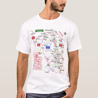"A Mistook County" trail map shirt