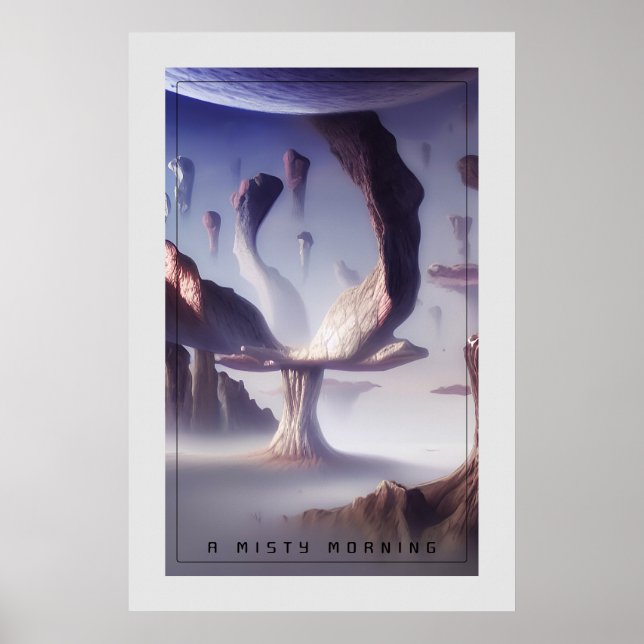 A Misty Morning Poster (Front)