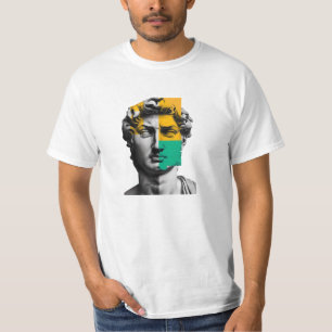 A modern 3D sculpture "Michelangelo's David" T-Shirt