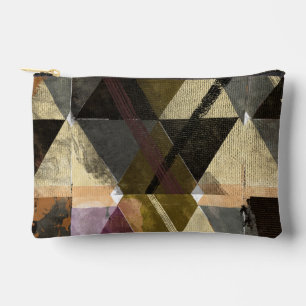 A modern abstract design accessory pouch