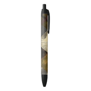 A modern abstract design black ink pen