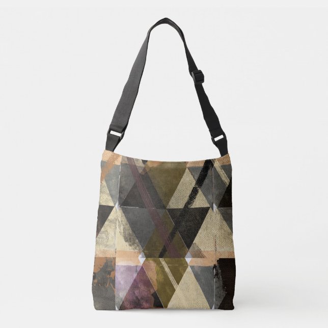 A modern abstract design crossbody bag (Front)