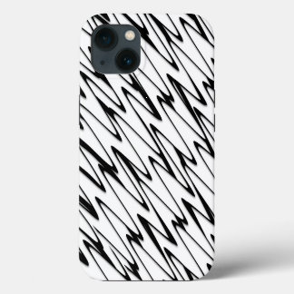 A Modern Abstract Energetic Line Art  iPhone 13 Case