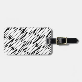 A Modern Abstract Energetic Line Art  Luggage Tag