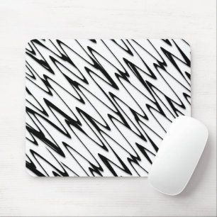 A Modern Abstract Energetic Line Art Mouse Pad
