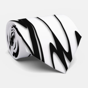 A Modern Abstract Energetic Line Art Tie