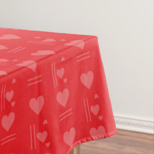 A modern Bauhaus  Valentine’s Day Tablecloth