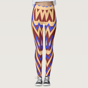 A modern colourful "Ratti_Creative_Arts" Leggings