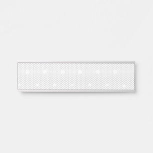 A modern design featuring a sleek combination of w door sign