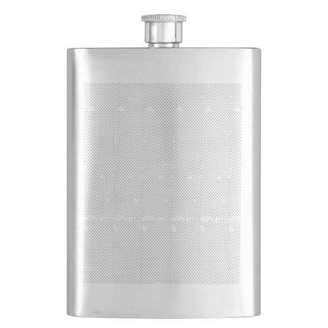 A modern design featuring a sleek combination of w hip flask (Front)
