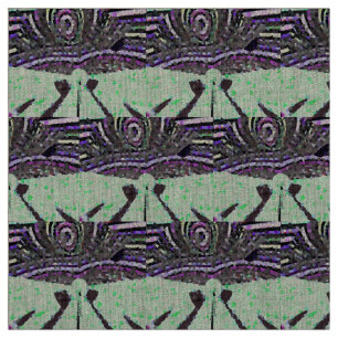 A modern gift, mosaic, in a light green colour _ fabric