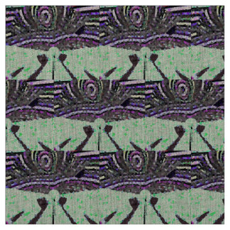 A modern gift, mosaic, in a light green colour _ fabric