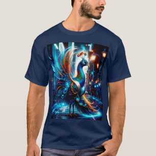A Modern Peacock in the Big City T-Shirt