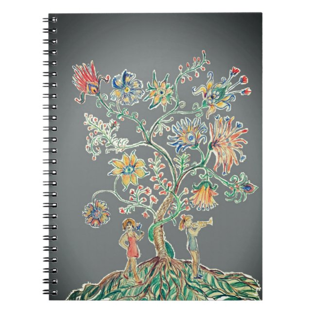 A modern tree of life notebook (Front)