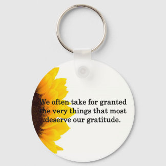 A Moment for Thanks Key Ring