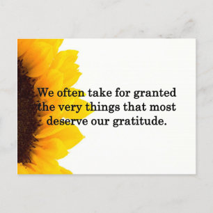 A Moment for Thanks Postcard
