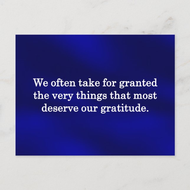 A Moment for Thanks Postcard (Front)