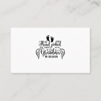 A moment in our arms a lifetime in our hearts business card