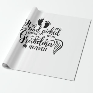A moment in our arms a lifetime in our hearts wrapping paper