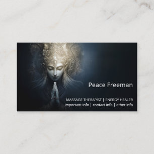 A Moment of Grace   Meditation Art Business Card
