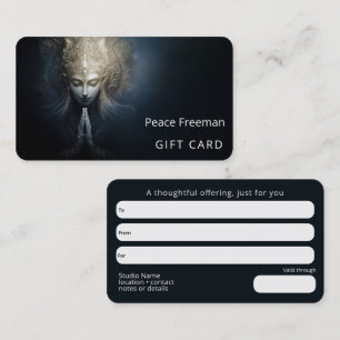 A Moment of Grace   Meditation Art Business Card