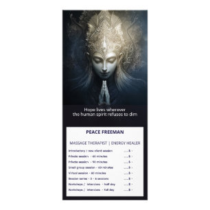 A Moment of Grace Meditation Art Rack Card