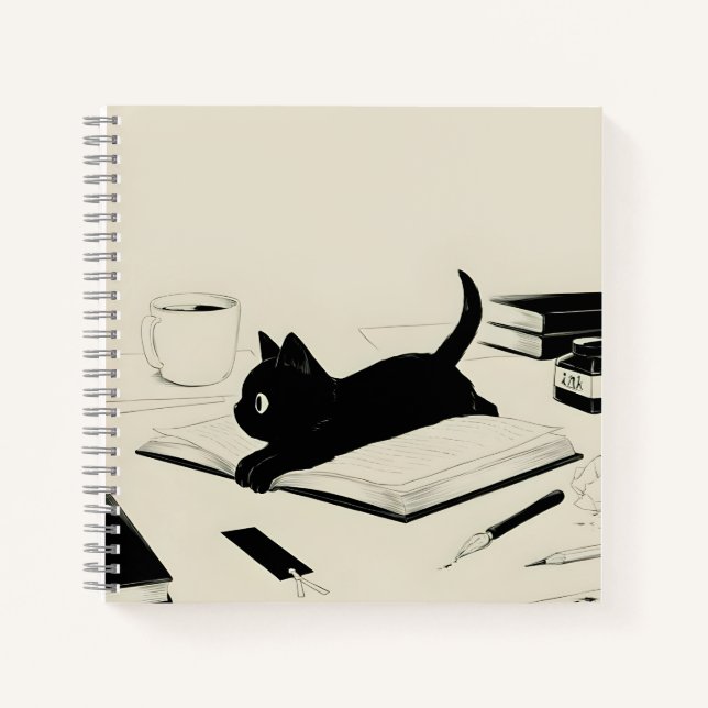 A Moment of Ink and Whiskers Notebook (Front)