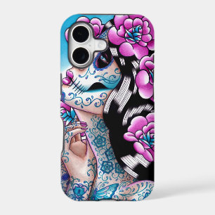 A Moment of Silence- Tattooed Sugar Skull Girl