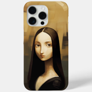 A Mona Lisa reimagined, a classic but also new. iPhone 15 Pro Max Case