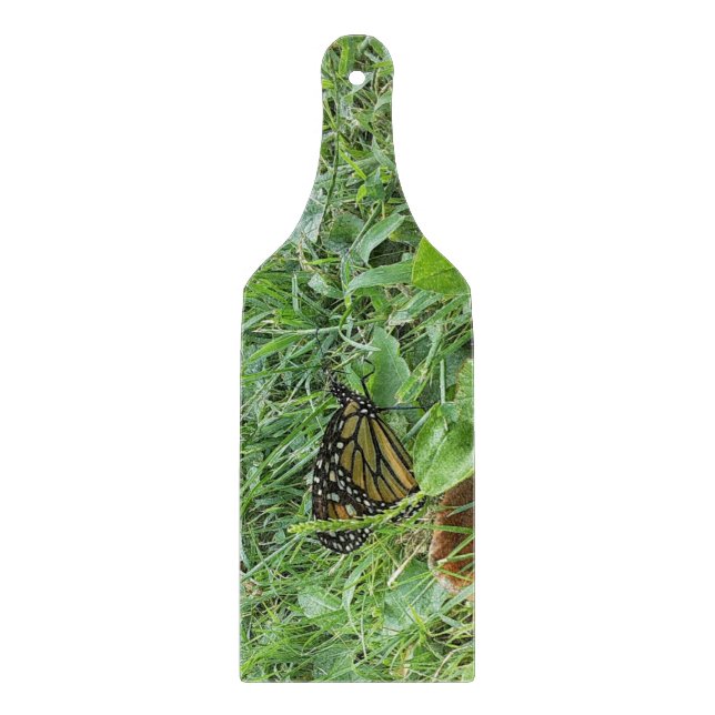 A Monarch Butterfly Cutting Board (Front)