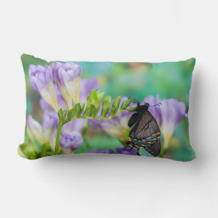 A Monarch Butterfly Danaus Plexippus Lumbar Cushion
