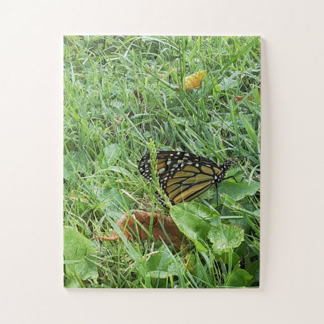 A Monarch Butterfly Jigsaw Puzzle (Vertical)