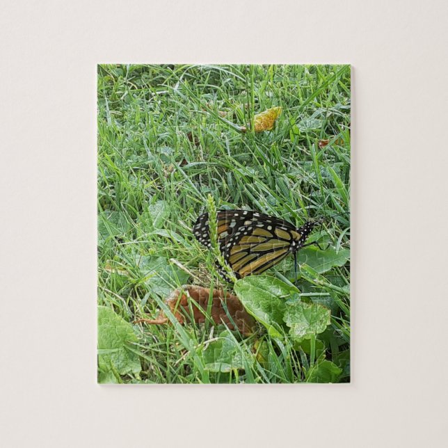 A Monarch Butterfly Jigsaw Puzzle (Vertical)