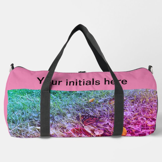 A Monarch Butterfly, Print , Cut, Sew, Bag (Front)