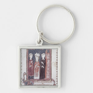 A Monk, a Bishop and an Abbot Key Ring