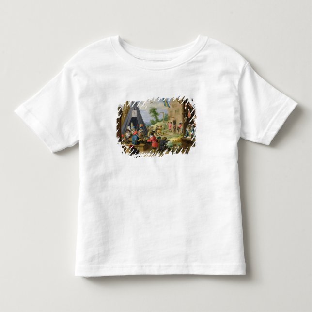 A Monkey Encampment Toddler T-Shirt (Front)