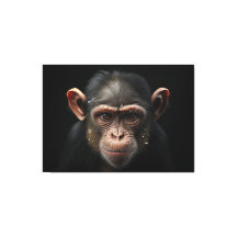 A Monkey's Portrait - Chimpanzee Close-up Realism