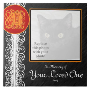 A Monogram "In Memory of Your Loved One" Tile