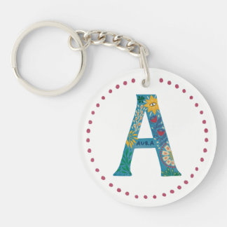 A Monogram Keychain – Aura Edition