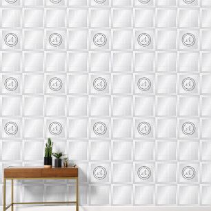 "A" Monogram Wallpaper