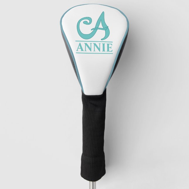 A Monogrammed Golf Head Cover (Front)