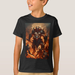 A monster warrior with the head of a ram 2 T-Shirt