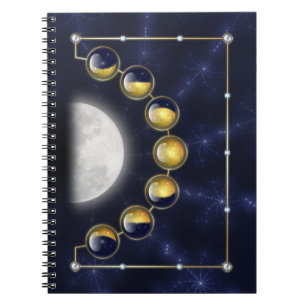 A Month in the Life of the Moon Notebook