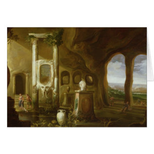 A monument to Augustus, in a grotto with