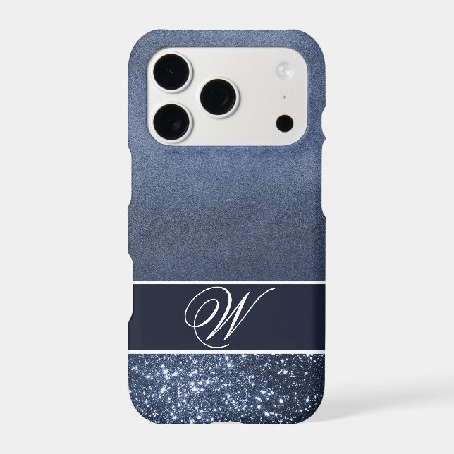 A MOODY BLUE , EDITABLE MONOGRAM (Back)