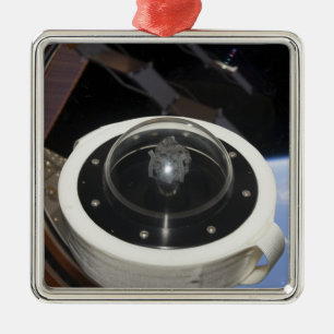 A moon rock 3 metal ornament