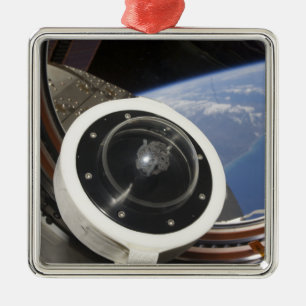 A moon rock metal ornament