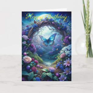 A Moonlit Butterfly Card