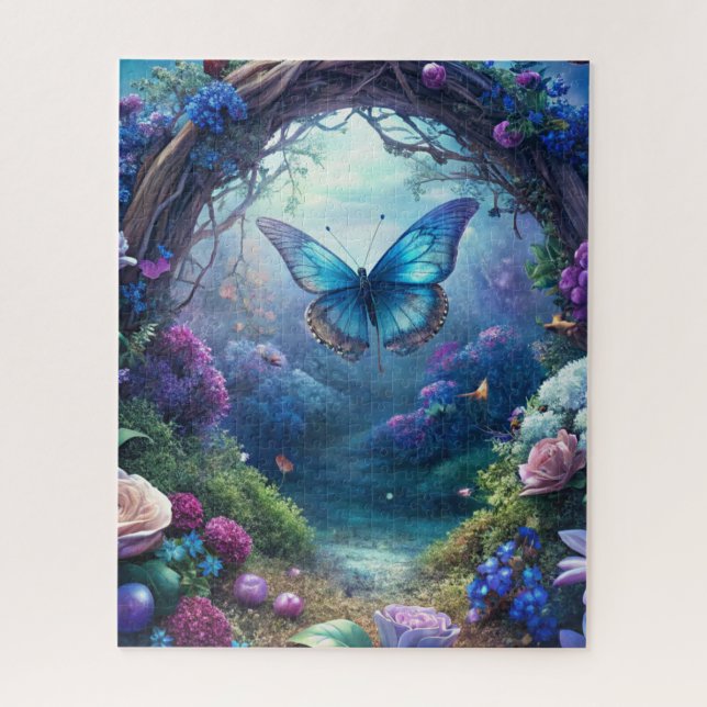 A Moonlit Butterfly Jigsaw Puzzle (Vertical)
